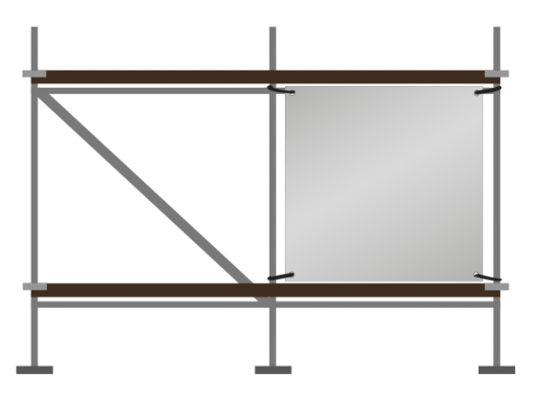 Gerüstbanner | individuelle Größe | einseitig bedruckt